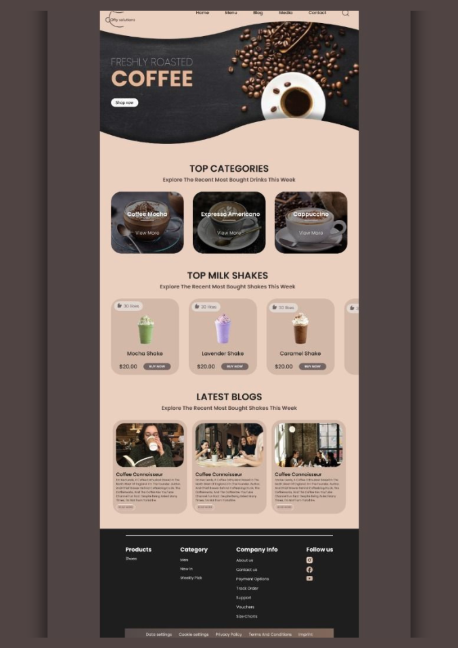 Coffee Website
