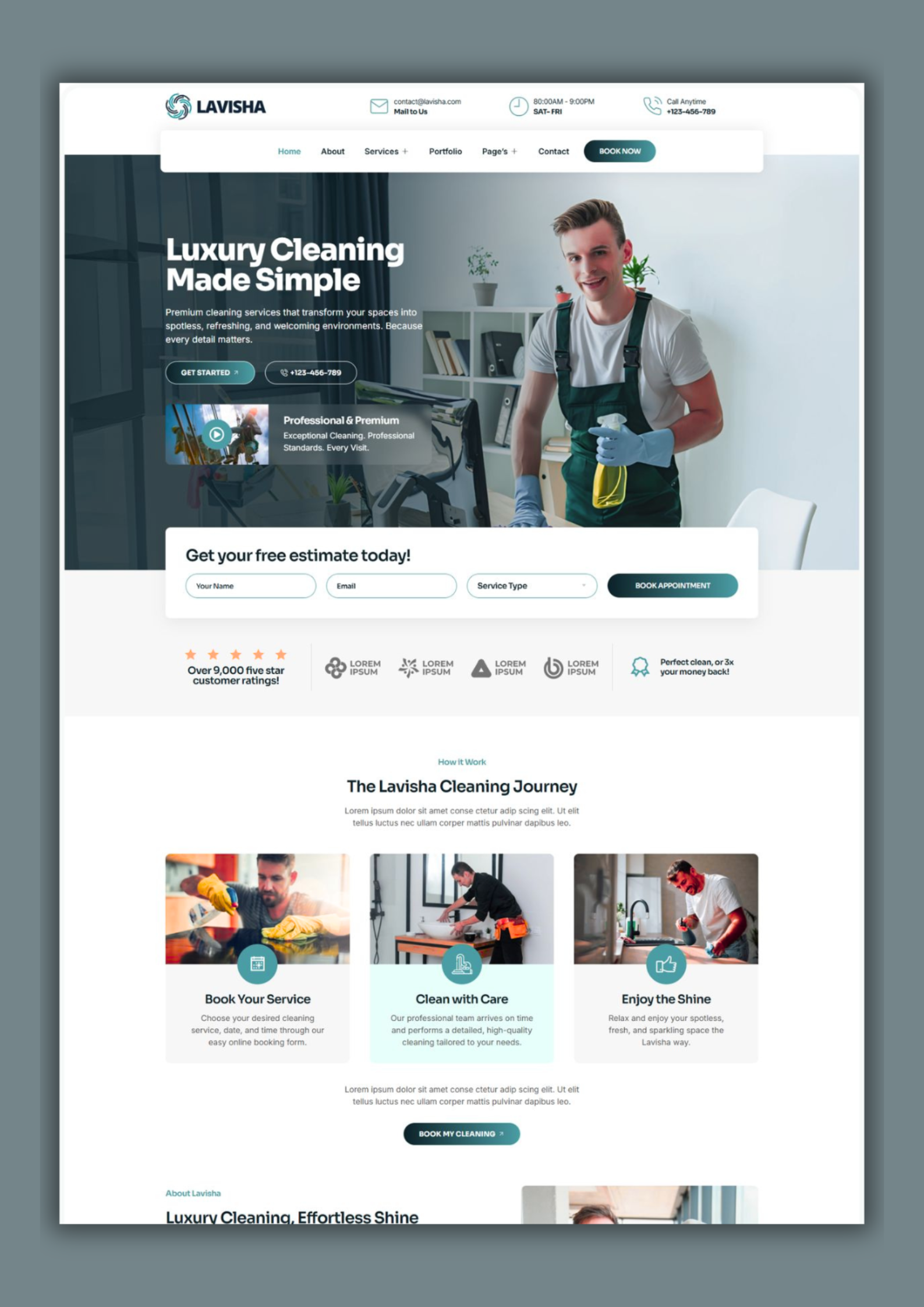 Cleaner Website